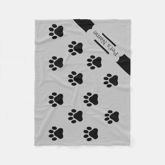 Aangepaste peul printlappen fleece deken (Voorkant)