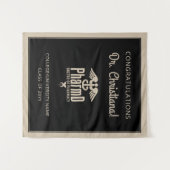 Aangepaste PharmD Doctor of Pharmacy Afstudeerfees Wandkleed (Voorkant (horizontaal))