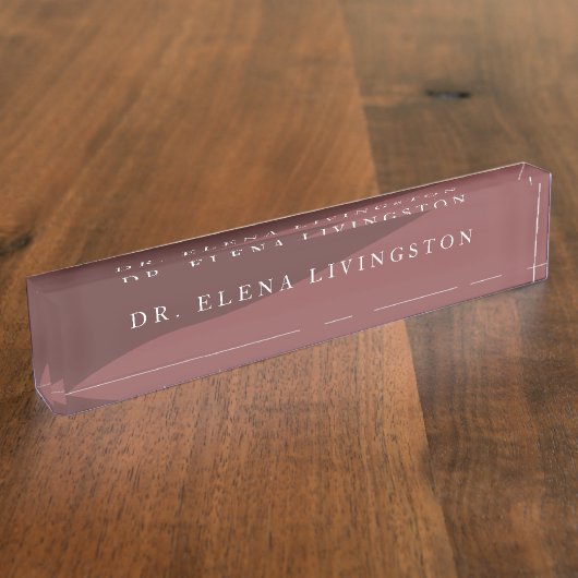 Aangepaste PhD Afstuderen Cadeaunaamplaat Naambordje (Zijkant)