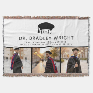 Aangepaste PhD Doctoraat Afstudeerhoed Doctoraats  Deken