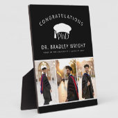 Aangepaste PhD Doctoraat Afstudeerhoed Doctoraats Fotoplaat (Zijkant)
