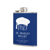 Aangepaste PhD Doctoraat Hoed Doctoraat Diploma Af Heupfles (Links)