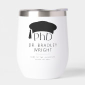 Aangepaste PhD Doctorshoed Doctoraat Afstuderen (Links)