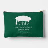 Aangepaste PhD Doctorshoed Doctoraat Afstuderen Etui (Achterkant)