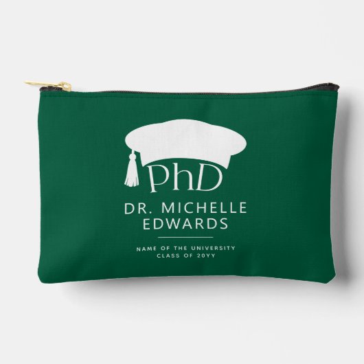 Aangepaste PhD Doctorshoed Doctoraat Afstuderen Etui (Voorkant)