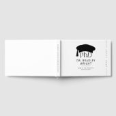 Aangepaste PhD Doctorshoed Doctoraat Afstuderen Gastenboek (Volledig)