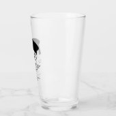 Aangepaste PhD Doctorshoed Doctoraat Afstuderen Glas (Links)