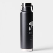 Aangepaste PhD Doctorshoed Doctoraat Afstuderen Waterfles (Voorkant)