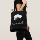 Aangepaste PhD Doctorshoed Doctoraat Diploma Afstu Tote Bag (Dichtbij)