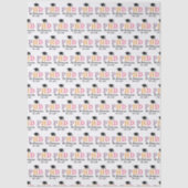 Aangepaste PHD OF Doctorate Afstuderen Gift Wrap Tissuepapier (Voorkant)