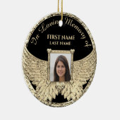 Aangepaste Photo Angel Wings-keramische sierelemen Keramisch Ornament (Rechts)