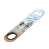 Aangepaste Photo Bar Key Uw favoriete foto's en te Speed Flessenopener (Voorkant Gekanteld)