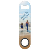 Aangepaste Photo Bar Key Uw favoriete foto's en te Speed Flessenopener (Achterkant)