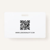 Aangepaste Photo Catering Business gepersonaliseer Badge (Achterkant)