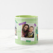 Aangepaste Photo Easter Bunny Tea Cup Mok (Midden)