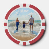 Aangepaste Photo Poker Chips met Uw Foto's (Voorkant)