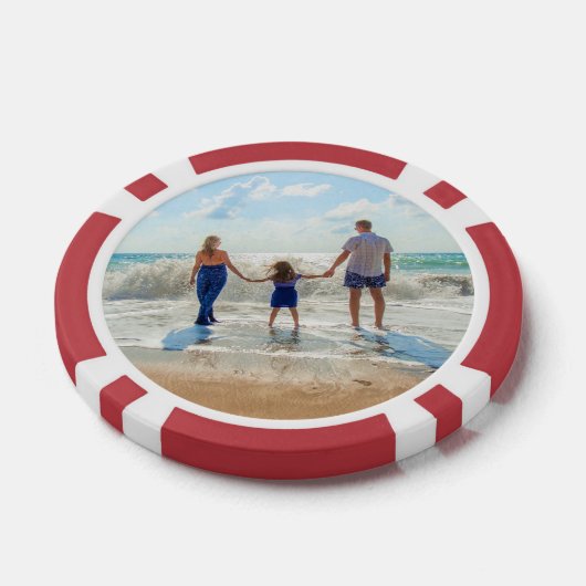 Aangepaste Photo Poker Chips met Uw Foto's (Enkel)