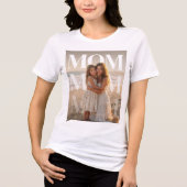 Aangepaste PhotoPop Moeder Tri-Blend Shirt (Voorkant)