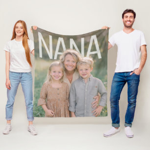 Aangepaste PhotoPop Oma Fleece Deken