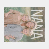 Aangepaste PhotoPop Oma Fleece Deken (Voorkant (Horizontaal))