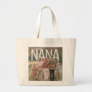 Aangepaste PhotoPop Oma Grote Tote Bag