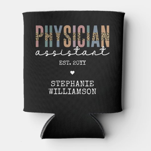 Aangepaste Physician Assistant Physician Associate Blikjeskoeler (Voorkant)