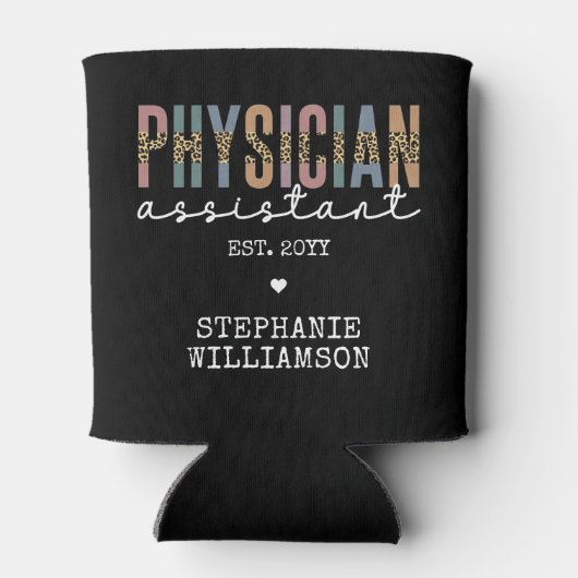 Aangepaste Physician Assistant Physician Associate Blikjeskoeler (Achterkant)