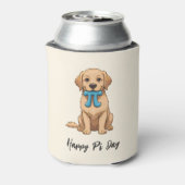 Aangepaste Pi Day Hond met Pi symbool | Happy Pi D Blikjeskoeler (Blikje Achterkant)