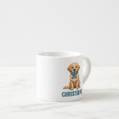 Aangepaste Pi Day Hond met Pi symbool | Happy Pi D Espresso Kop (Voorkant rechts)
