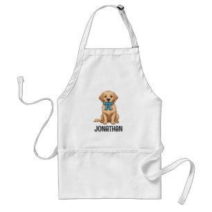 Aangepaste Pi Day Hond met Pi symbool Happy Pi D Standaard Schort