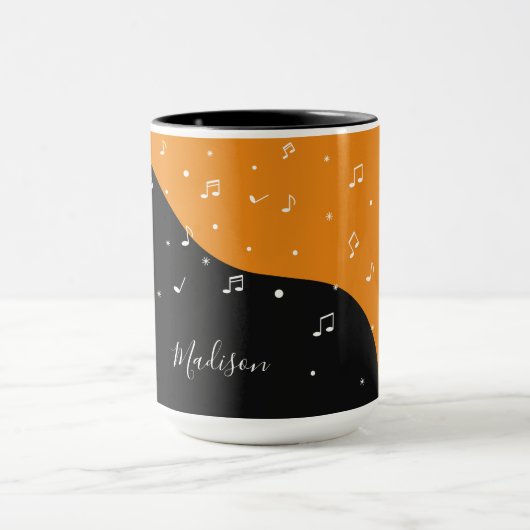 Aangepaste Piano Music-mokken Mok (Midden)