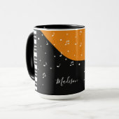 Aangepaste Piano Music-mokken Mok (Voorkant links)