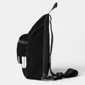 Aangepaste piano sleutels sling tas voor docent of (Rechts)