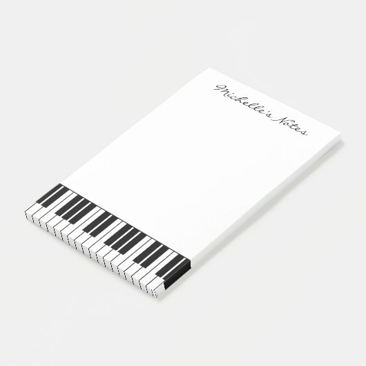 Aangepaste pianokapsticknoten voor pianist post-it® notes (Schuin)