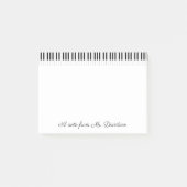 Aangepaste pianoketoestellen post-it® notes (Voorkant)