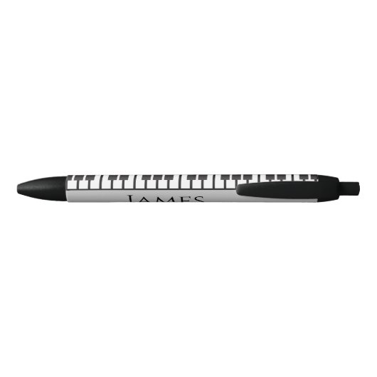 Aangepaste pianotoetsen zwarte inkt pen (Achterkant)