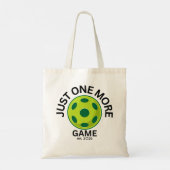 Aangepaste pickle bal initiaal tote bag (Achterkant)