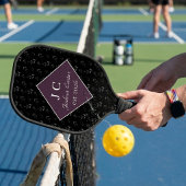Aangepaste pickle bal initiaal tote bag