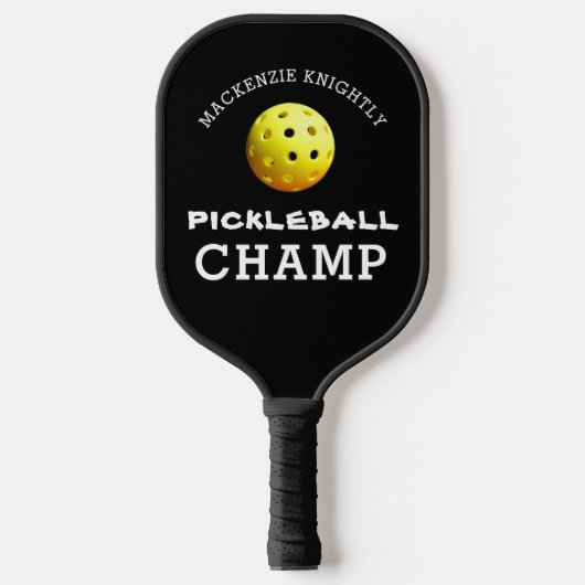 Aangepaste Pickleball CHAMP-kleur op maat Paddle (Voorkant)