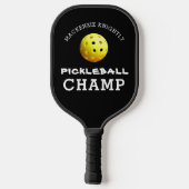 Aangepaste Pickleball CHAMP-kleur op maat Pickleball Paddle (Achterkant)