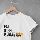 Aangepaste Pickleball Club naam T-shirt