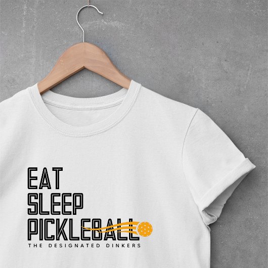 Aangepaste Pickleball Club naam T-shirt