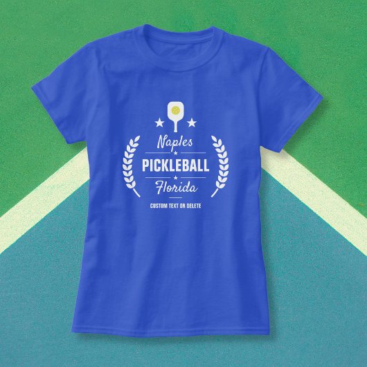 Aangepaste Pickleball Club Naam toevoegen T-shirt