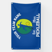 Aangepaste Pickleball Club Team Speler Pickler Bla Spandoek (Verticaal)