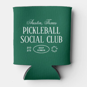 Aangepaste Pickleball Drink Houder Sportief Gift Blikjeskoeler
