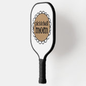 Aangepaste PICKLEBALL MOM Schulp Rand Paddle (Links)