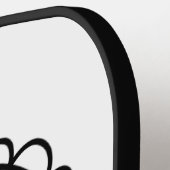 Aangepaste PICKLEBALL MOM Schulp Rand Paddle (Links Detail)