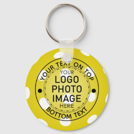 Aangepaste Pickleball Photo Logo Sleutelhanger