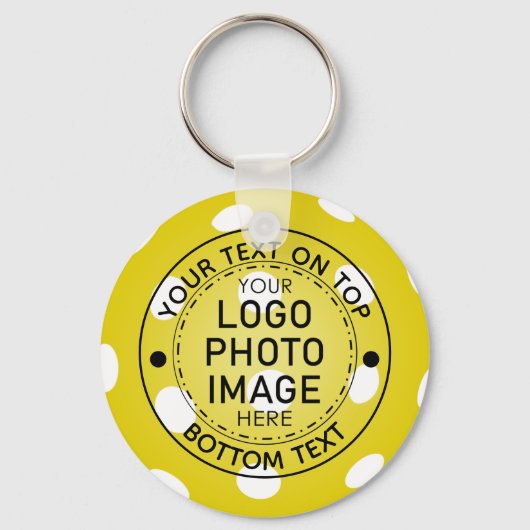 Aangepaste Pickleball Photo Logo Sleutelhanger (Achterkant)