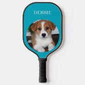 Aangepaste Pickleball Set met Foto & Naam van Huis Paddle (Voorkant)